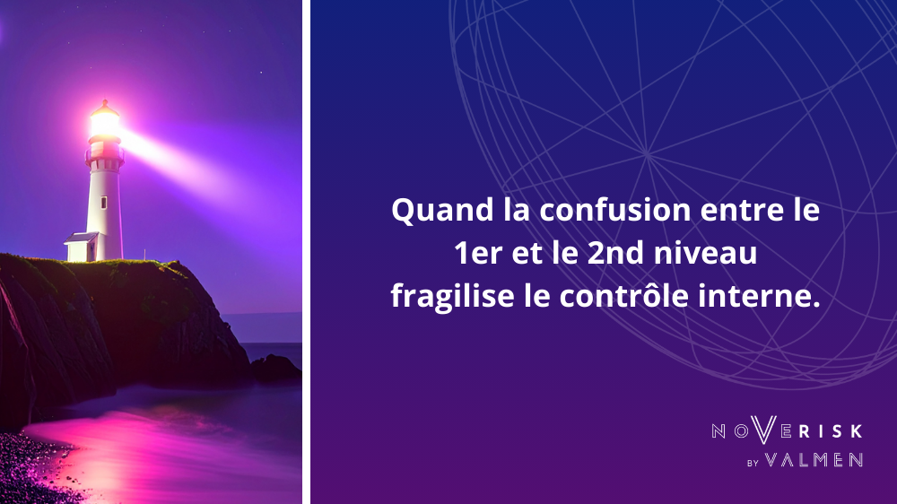 Noverisk - Quand la confusion entre 1er et 2nd niveau fragilise le contrôle interne